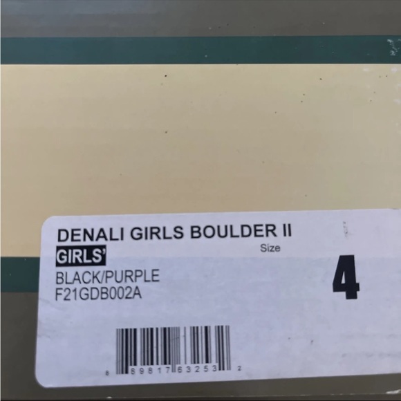 Denali Boulder II Purple and Black Snow Winter Boots size 4 NIB girls - Picture 11 of 11